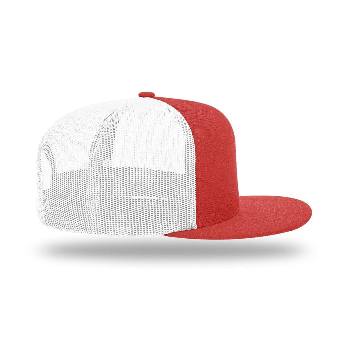 no-logo Richardson Wool Blend Flatbill Trucker-Richardson-Thread Logic