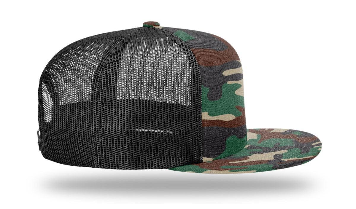 no-logo Richardson Wool Blend Flatbill Trucker-Richardson-Thread Logic