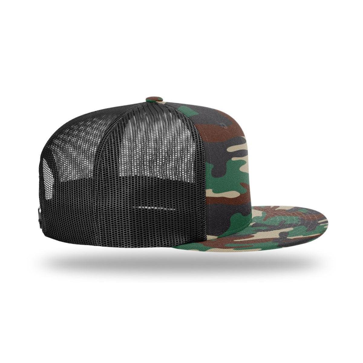 no-logo Richardson Wool Blend Flatbill Trucker-Richardson-Thread Logic