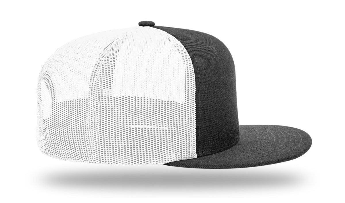 no-logo Richardson Wool Blend Flatbill Trucker-Richardson-Thread Logic