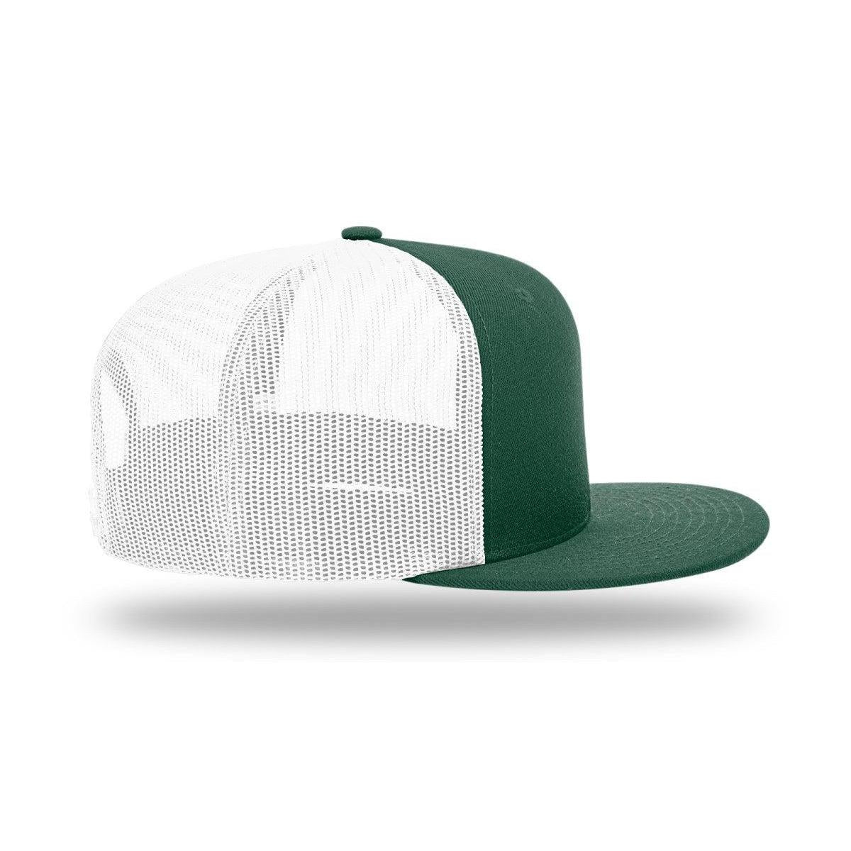 no-logo Richardson Wool Blend Flatbill Trucker-Richardson-Thread Logic