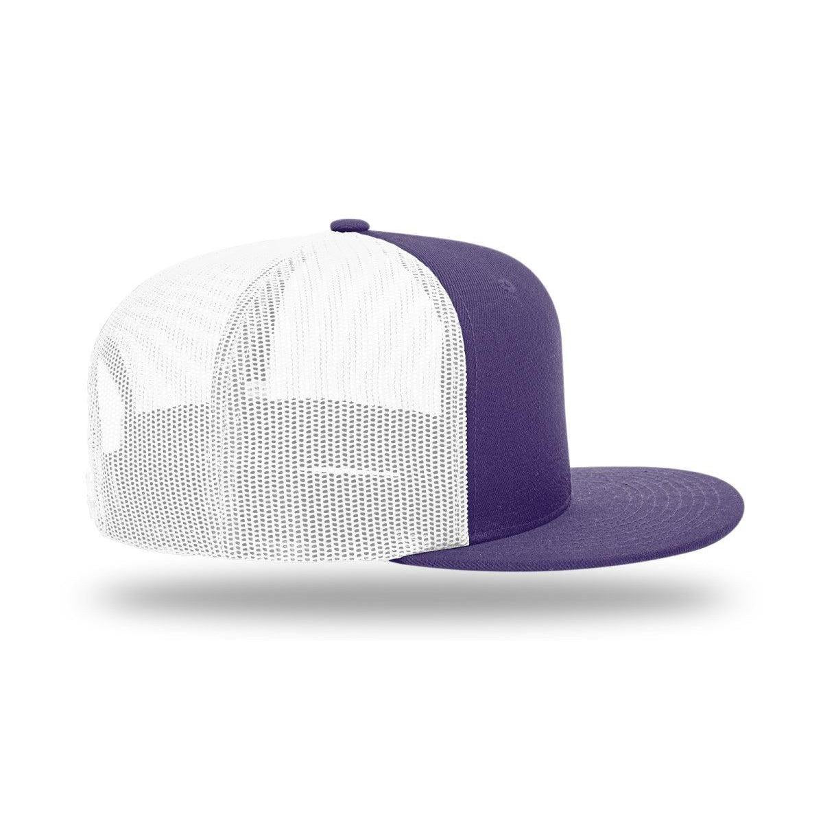 no-logo Richardson Wool Blend Flatbill Trucker-Richardson-Thread Logic