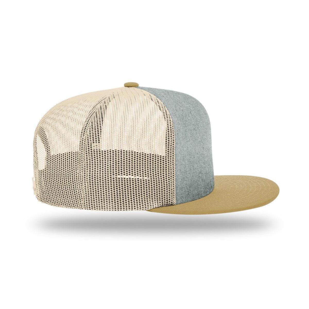 no-logo Richardson Wool Blend Flatbill Trucker-Richardson-Thread Logic