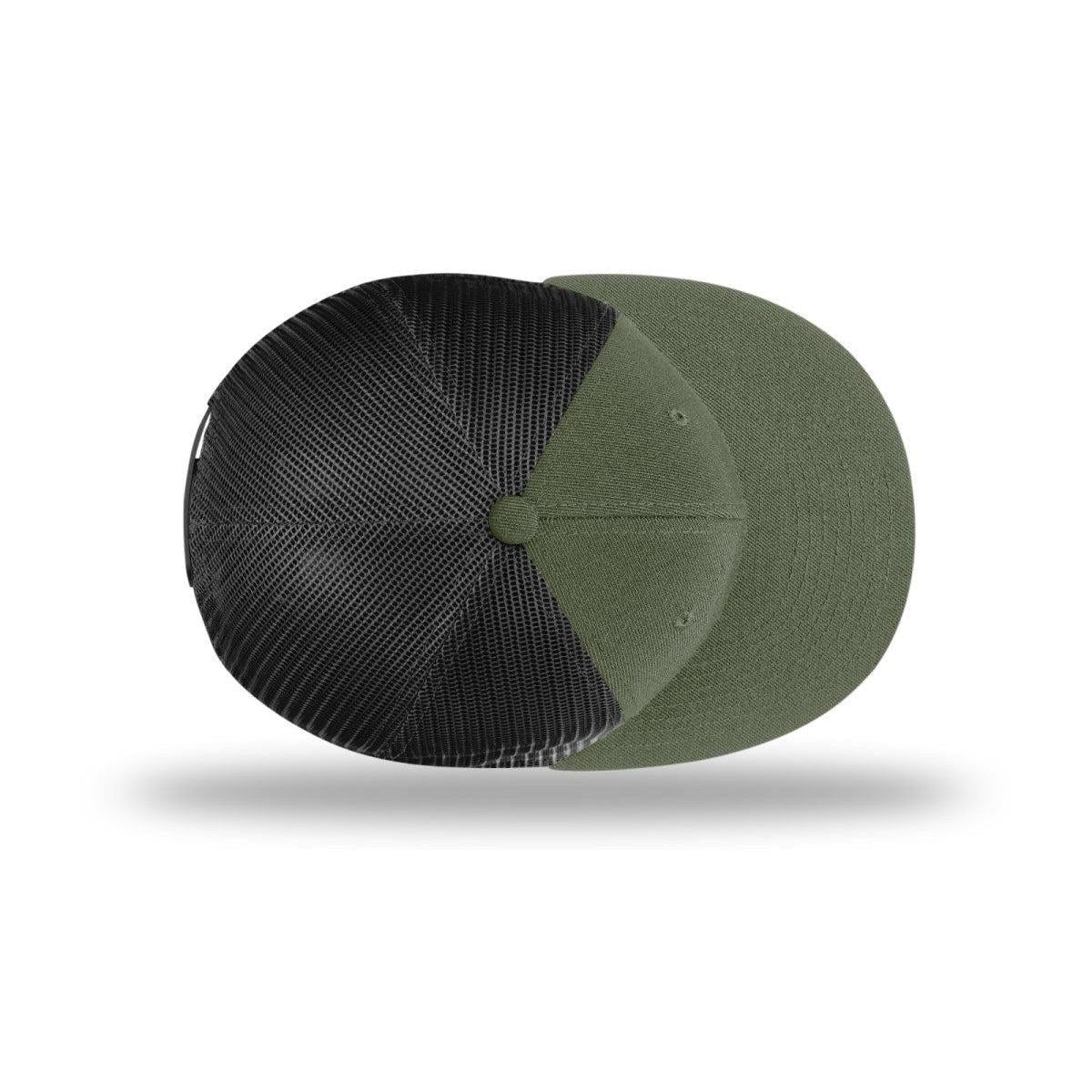 no-logo Richardson Wool Blend Flatbill Trucker-Richardson-Thread Logic