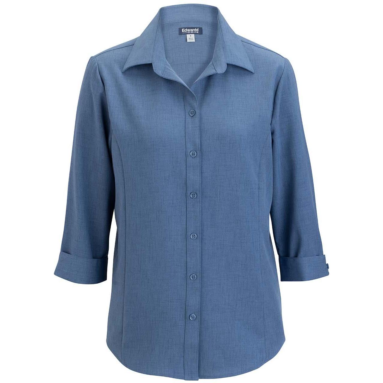 Edwards Flexbatiste Three Quarter Sleeve Women's Shirt