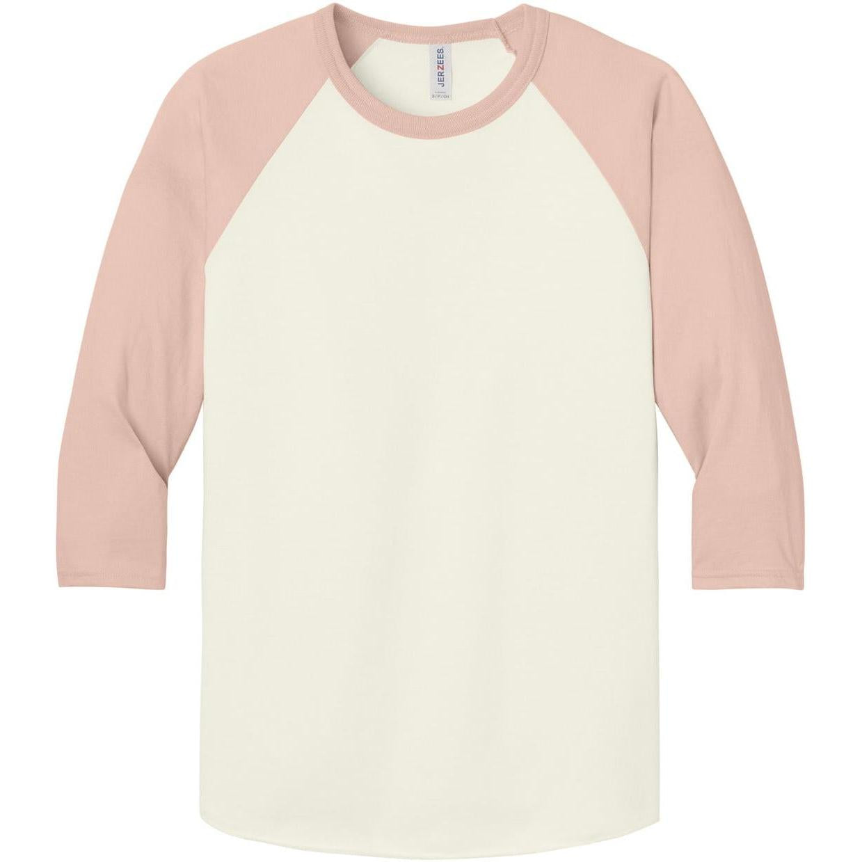 Jerzees Unisex Premium Blend Combed Ring Spun 3/4-Sleeve Raglan