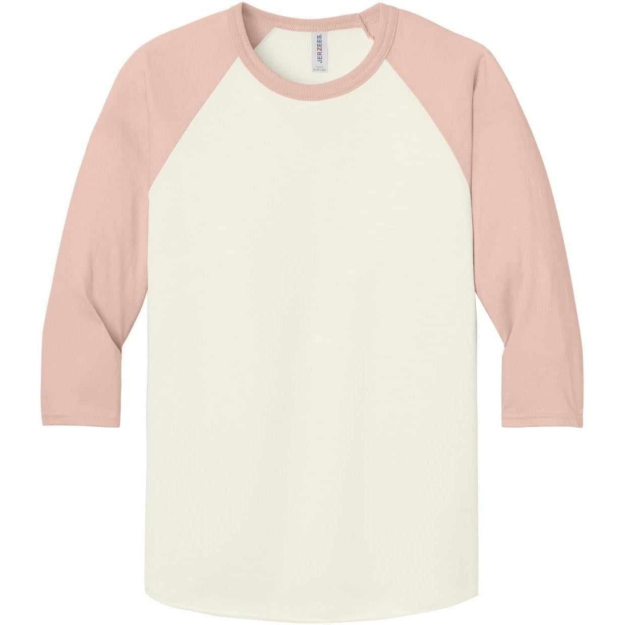 Jerzees Unisex Premium Blend Combed Ring Spun 3/4-Sleeve Raglan