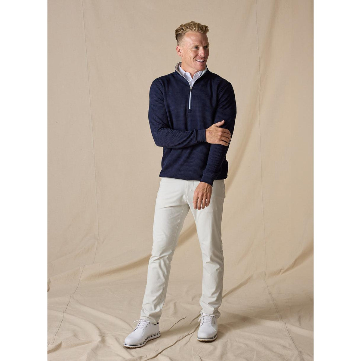 no-logo Straight Down Optic Quarter Zip-Quarter Zips-Straight Down-Thread Logic