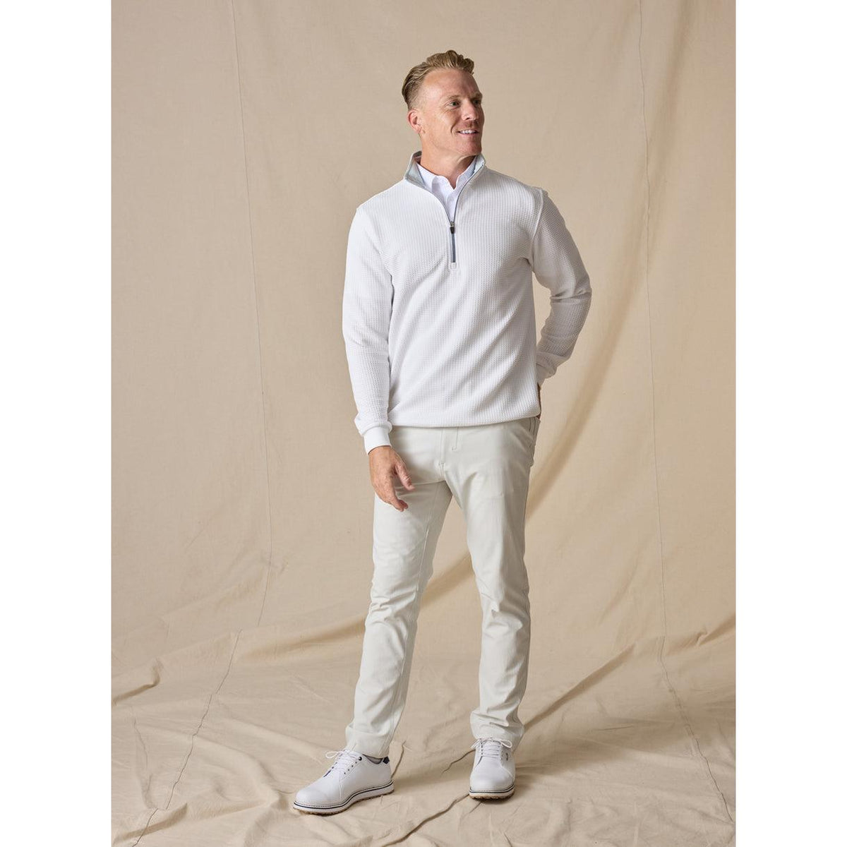 no-logo Straight Down Optic Quarter Zip-Quarter Zips-Straight Down-Thread Logic