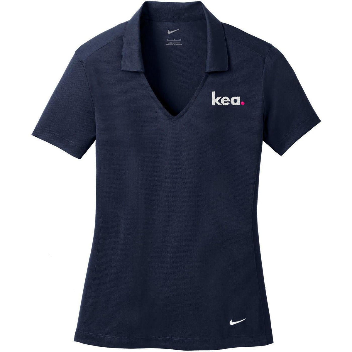 no-logo NIKE Women's Dri-FIT Vertical Mesh Polo-Regular-Nike-Thread Logic