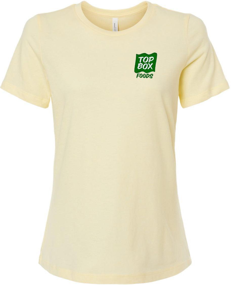 no-logo Bella+Canvas Women’s Relaxed Fit Heather CVC Tee-T-Shirts-Bella&Canvas-Thread Logic