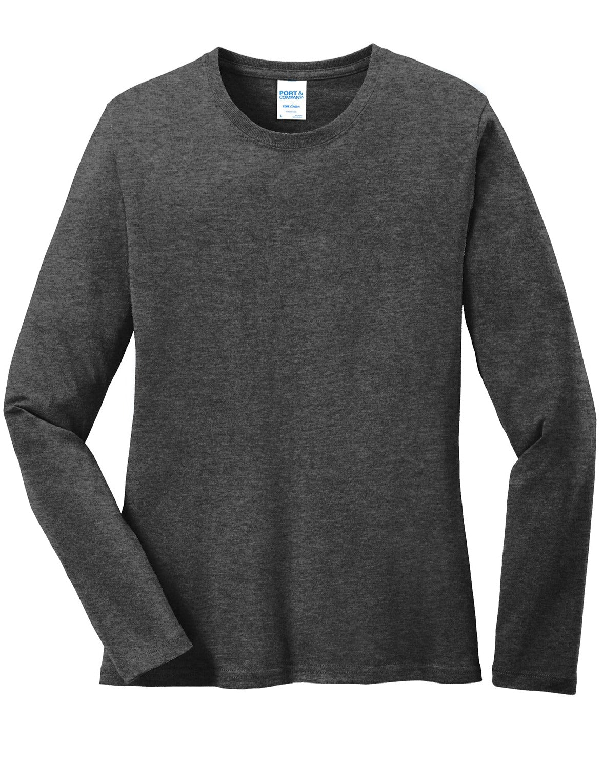 Port & Company Ladies Long Sleeve Cotton T-Shirt