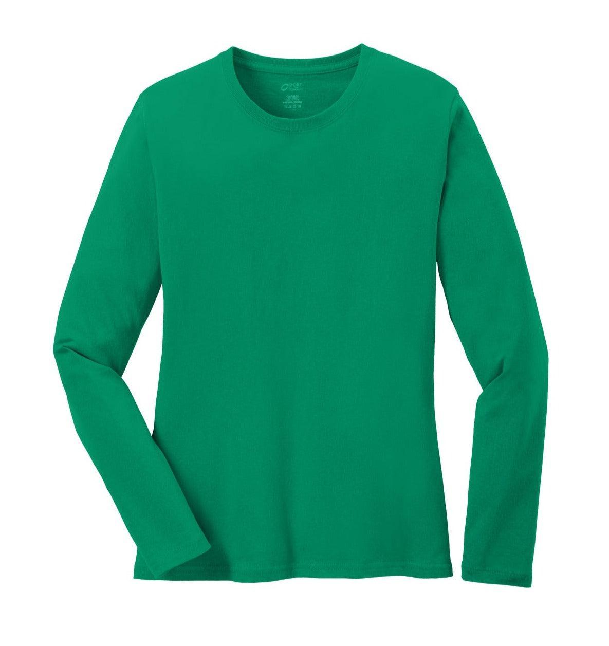 Port & Company Ladies Long Sleeve Cotton T-Shirt