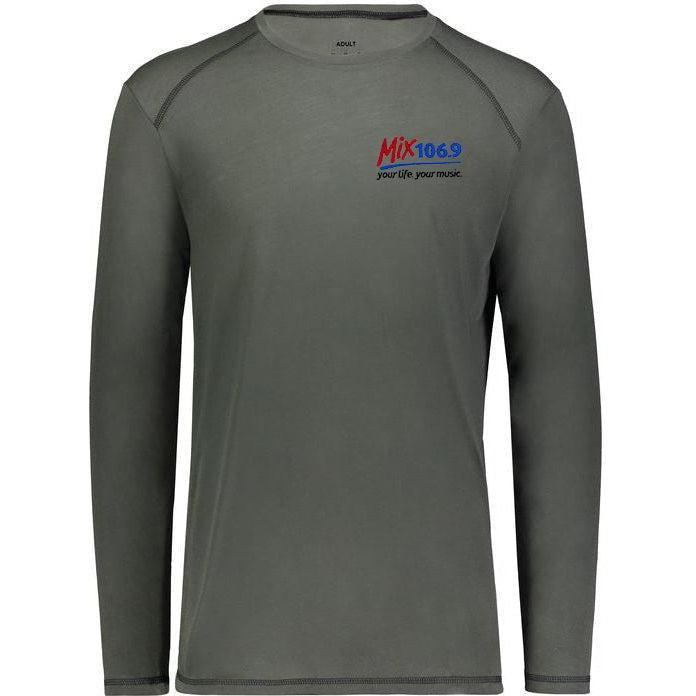 no-logo Augusta Super Soft-Spun Poly Long Sleeve Tee-Men's T-Shirts-Augusta-Thread Logic