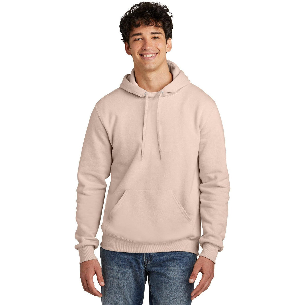 no-logo Jerzees Eco Premium Blend Pullover Hooded Sweatshirt-Jerzees-Thread Logic