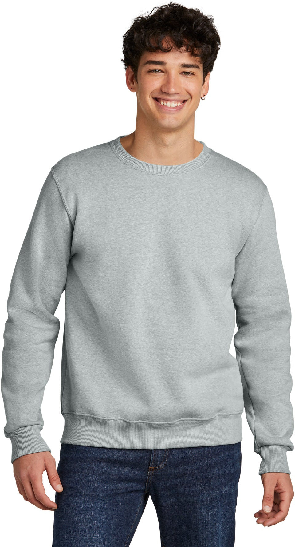 no-logo Jerzees Eco Premium Blend Crewneck Sweatshirt-Jerzees-Thread Logic