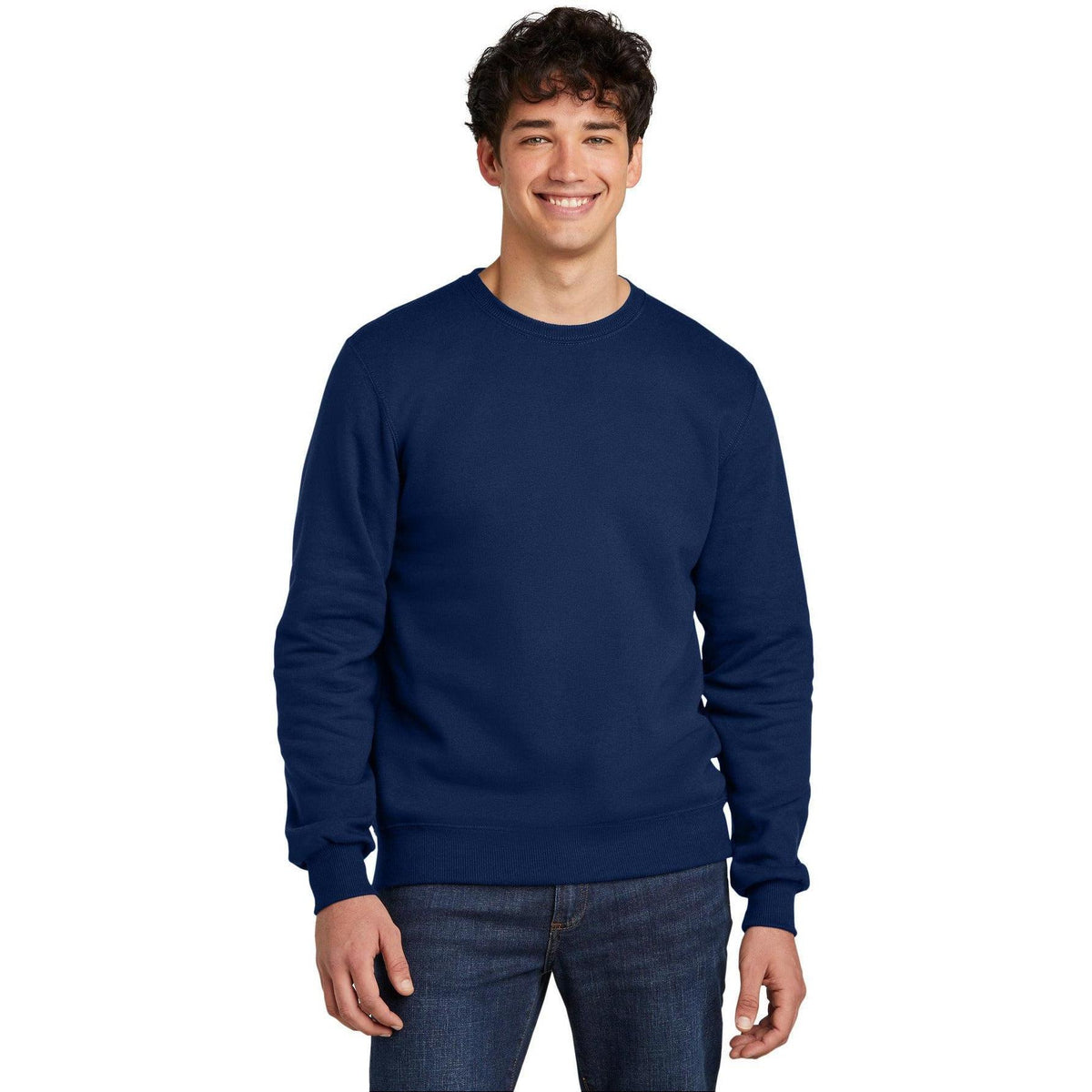 no-logo Jerzees Eco Premium Blend Crewneck Sweatshirt-Jerzees-Thread Logic