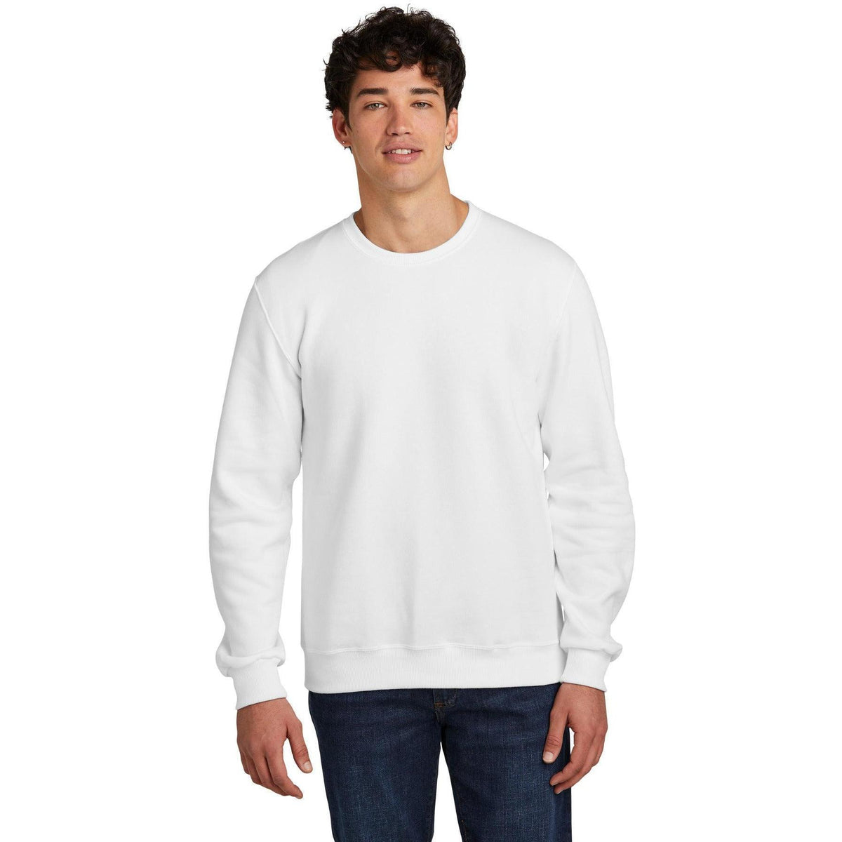 no-logo Jerzees Eco Premium Blend Crewneck Sweatshirt-Jerzees-Thread Logic