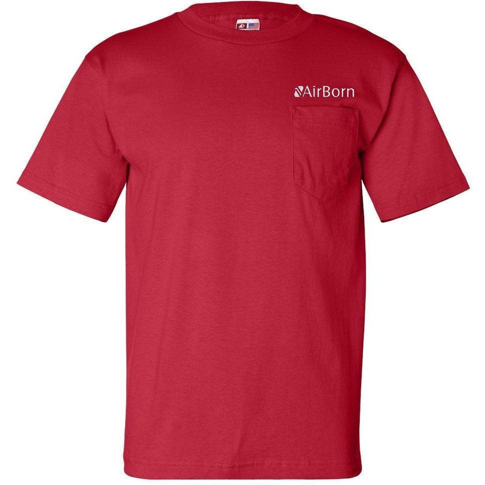 no-logo Bayside USA-Made Short Sleeve TShirt with a Pocket-Polos-Bayside-Thread Logic
