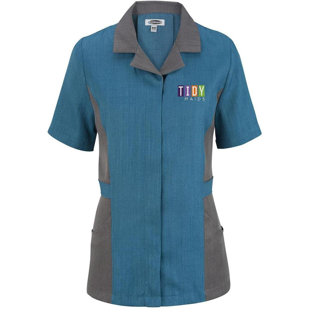 no-logo Edwards Women's Premier Housekeeping Tunic-Ladies Uniform Dress Shirts-Edwards-Thread Logic