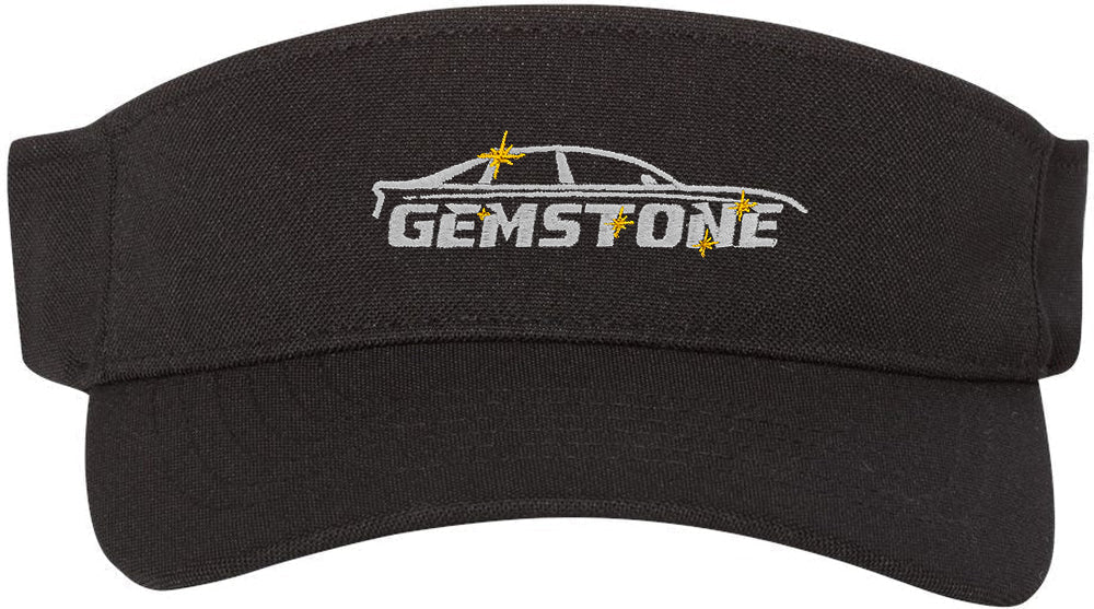 Custom fashion embroidered visors no minimum