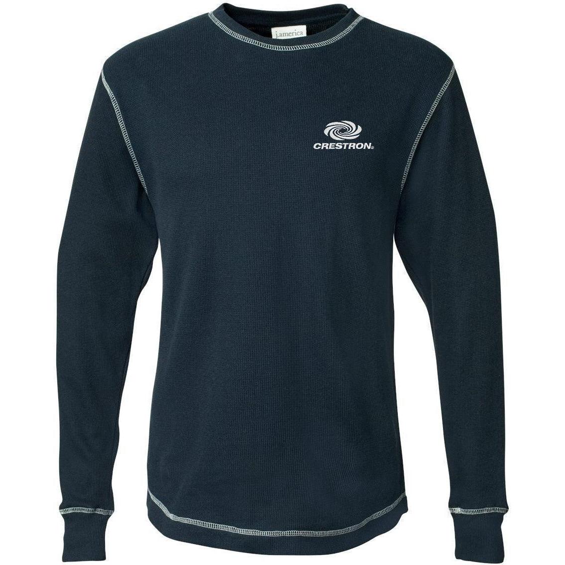 no-logo J America Vintage Thermal Long Sleeve T-Shirt-Men's T Shirts-J. America-Thread Logic