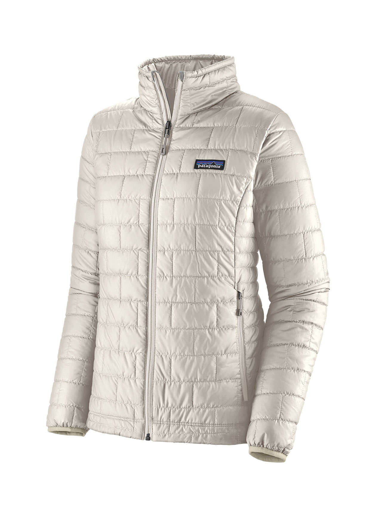 no-logo Patagonia Ladies Nano Puff Jacket-Patagonia-Birch White-S-Thread Logic