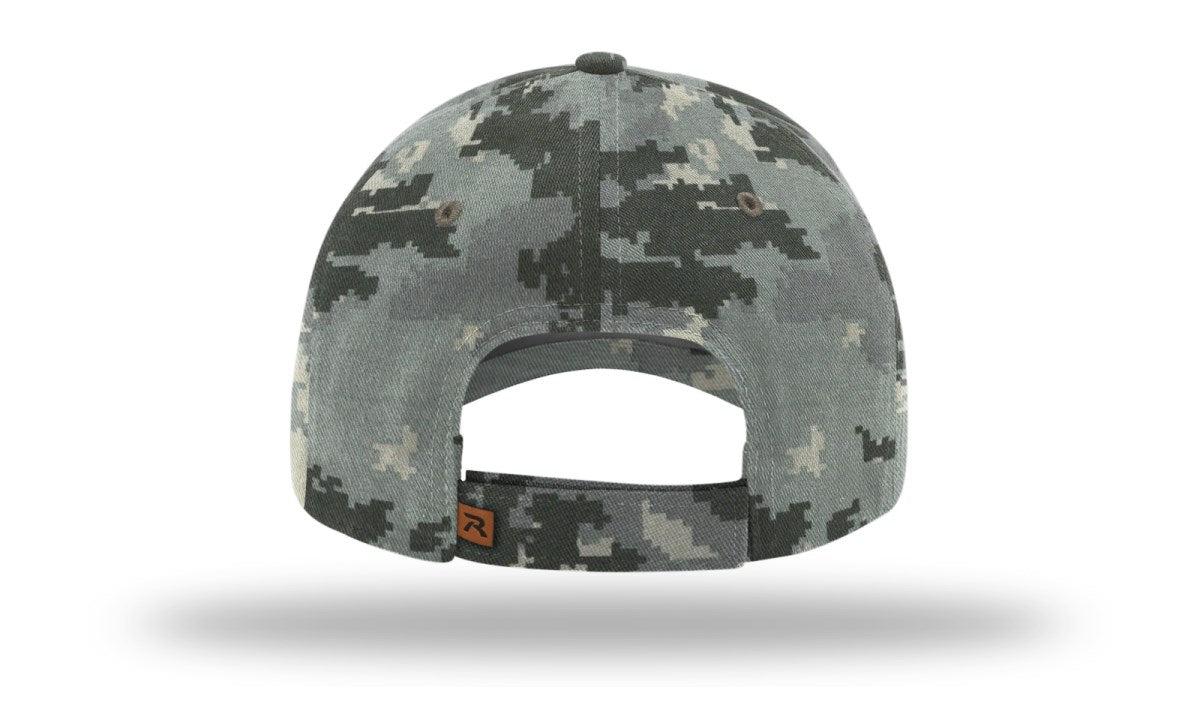 no-logo Richardson Casual Twill Camo Strapback-Richardson-Thread Logic