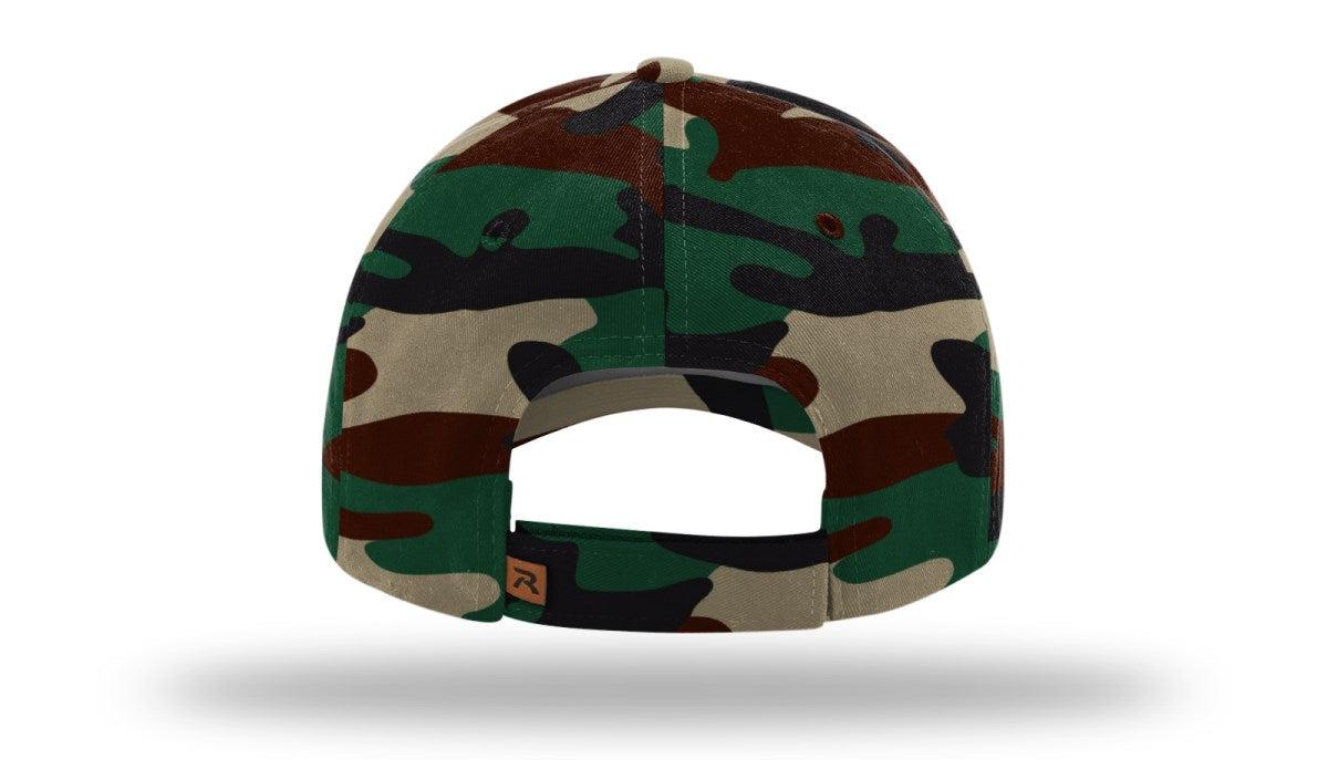 no-logo Richardson Casual Twill Camo Strapback-Richardson-Thread Logic