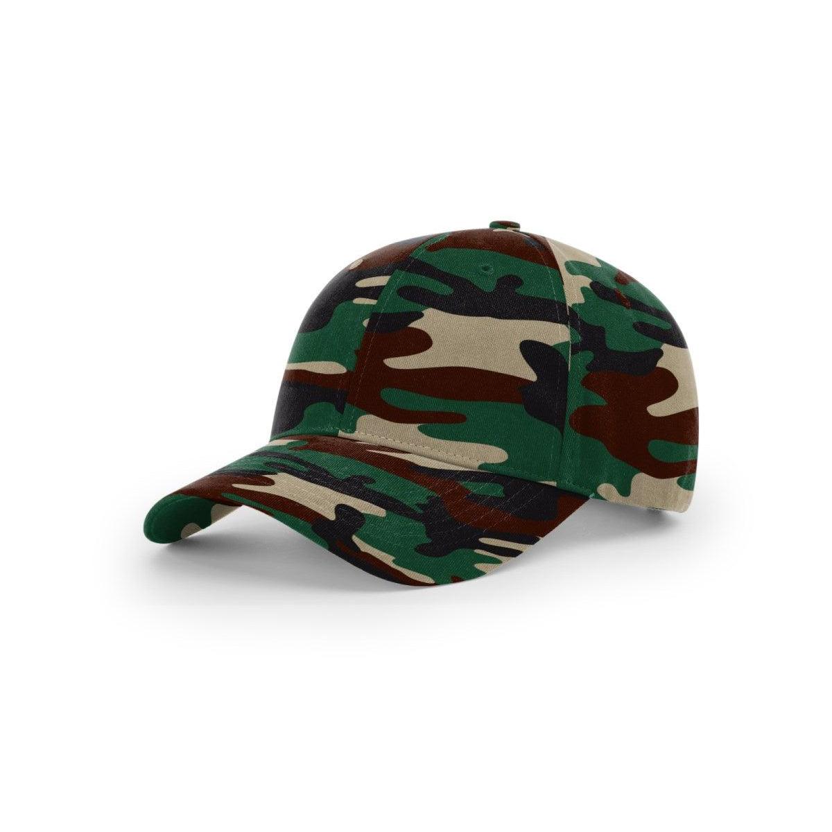 no-logo Richardson Casual Twill Camo Strapback-Richardson-Thread Logic