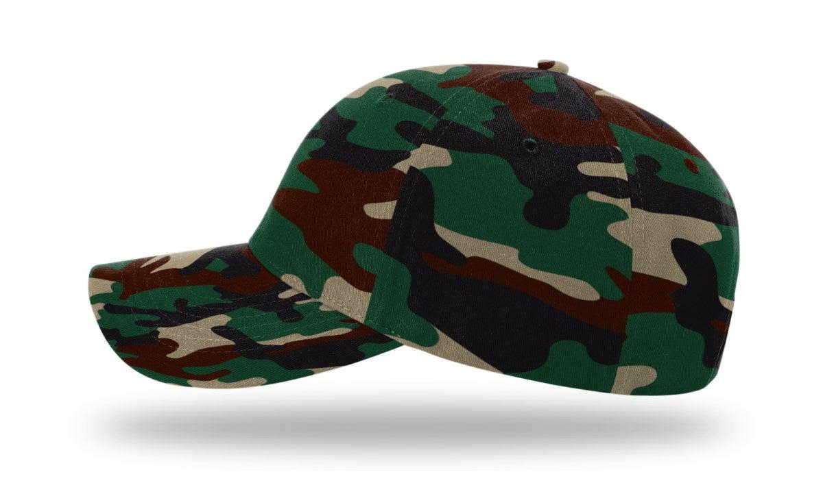 no-logo Richardson Casual Twill Camo Strapback-Richardson-Thread Logic