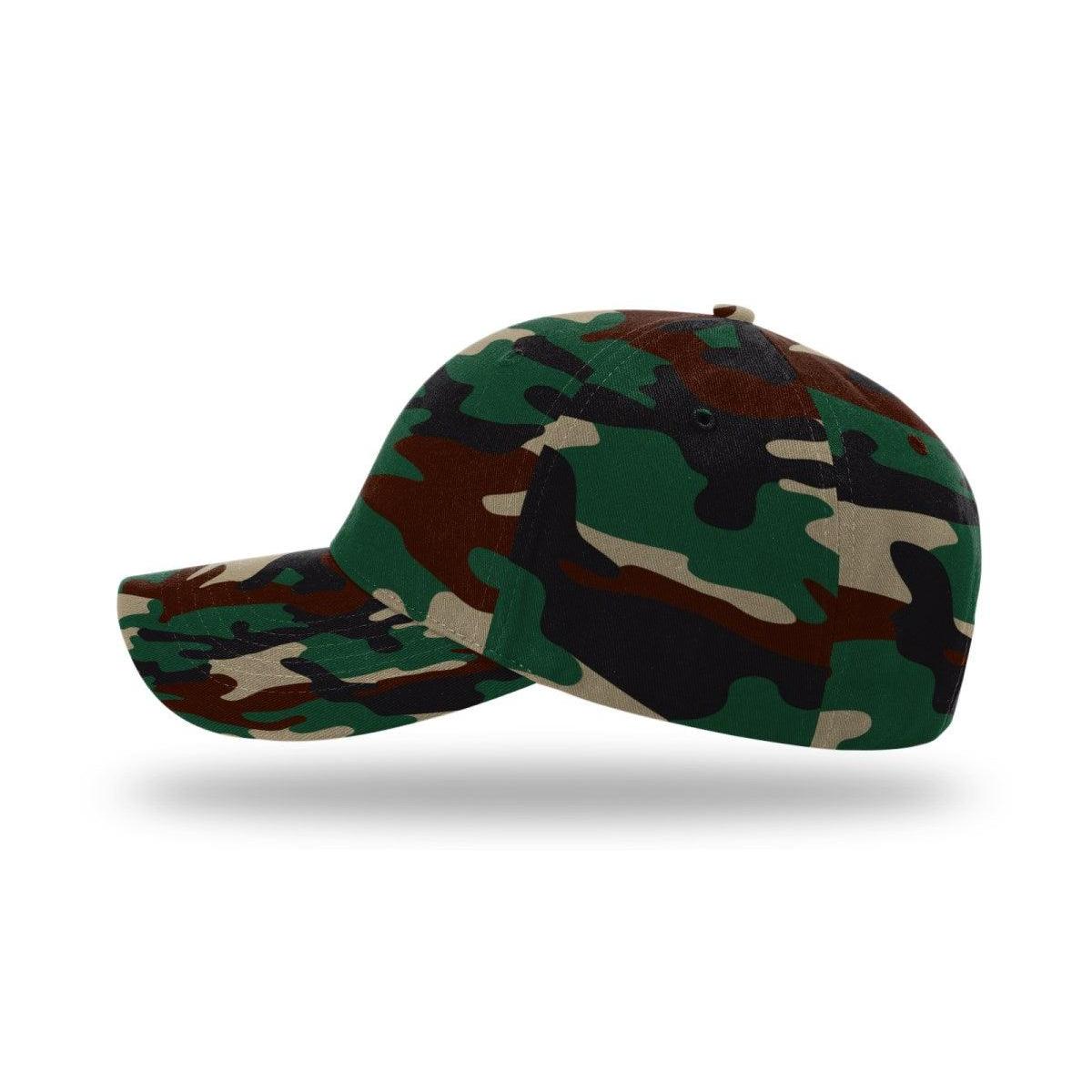 no-logo Richardson Casual Twill Camo Strapback-Richardson-Thread Logic