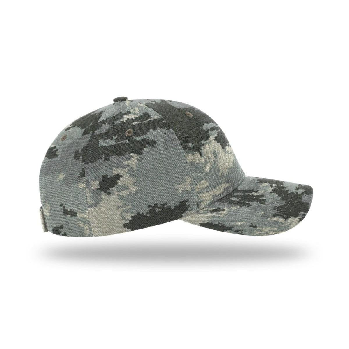 no-logo Richardson Casual Twill Camo Strapback-Richardson-Thread Logic