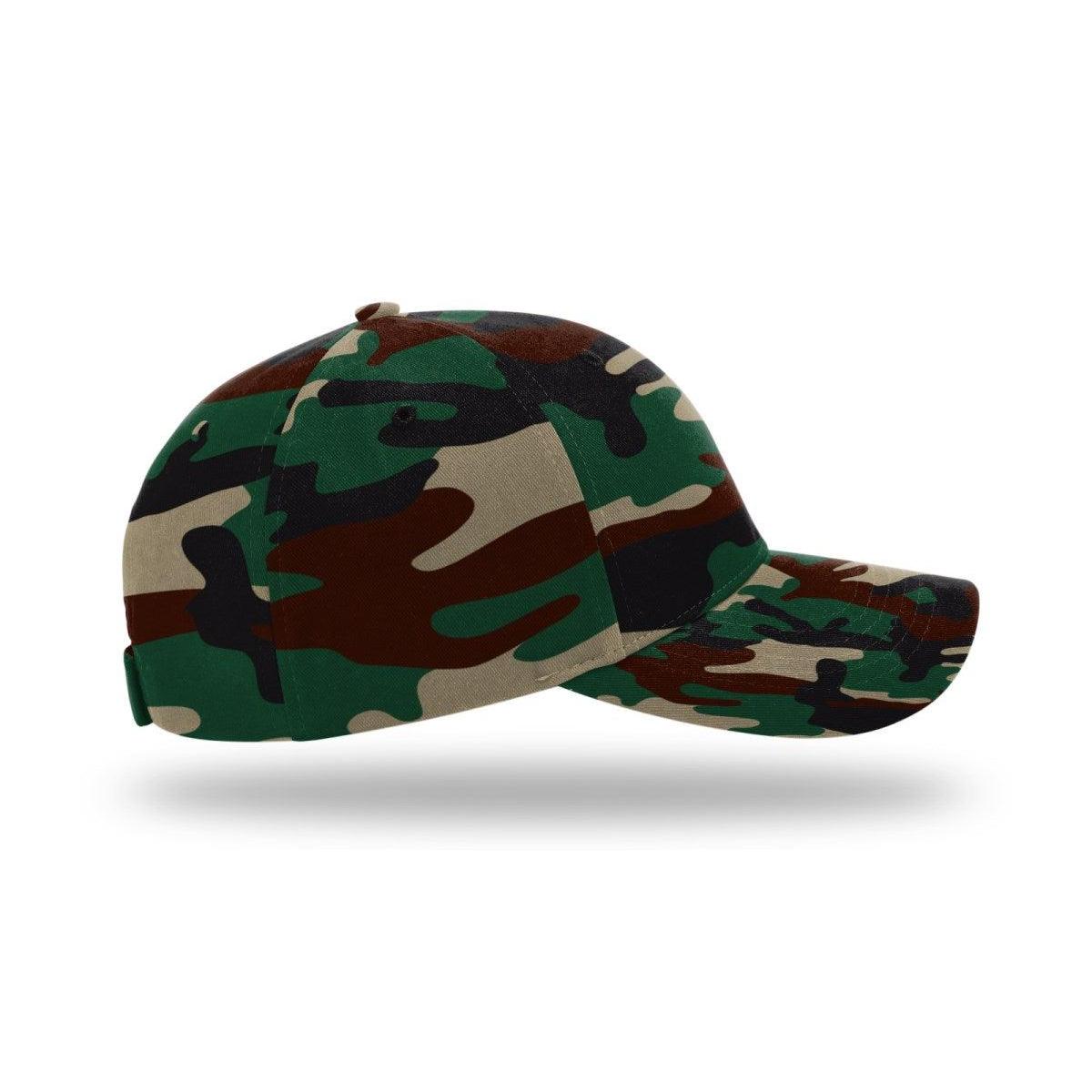 no-logo Richardson Casual Twill Camo Strapback-Richardson-Thread Logic