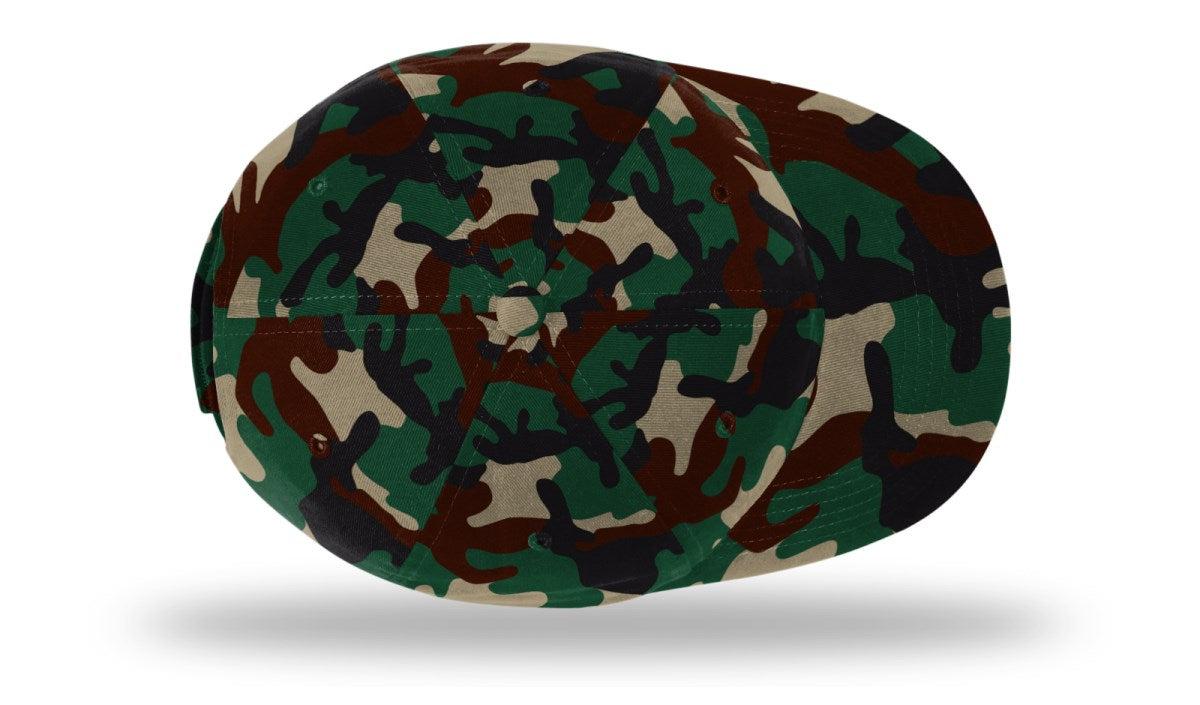 no-logo Richardson Casual Twill Camo Strapback-Richardson-Thread Logic