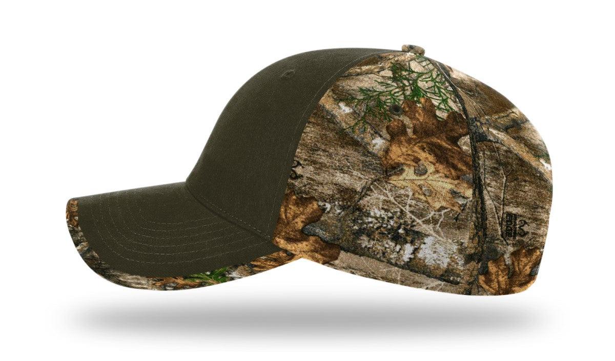 no-logo Richardson Duck Cloth Front W/ Camo Back-Richardson-Thread Logic