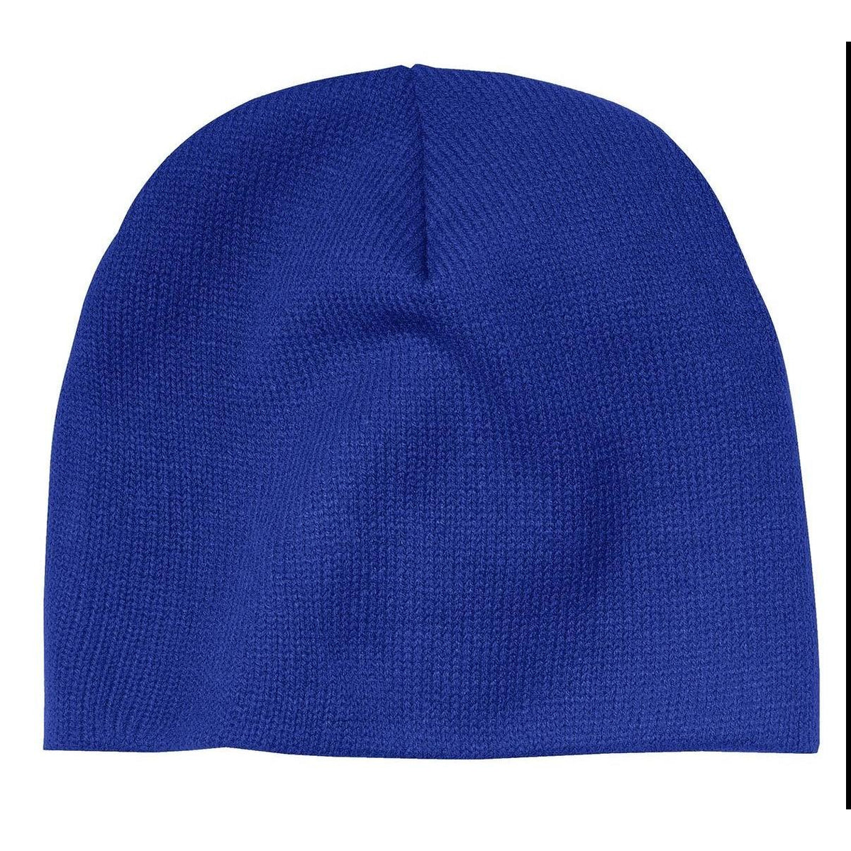 no-logo Port & Company Beanie Cap-Headwear-Port & Company-Athletic Royal-OSFA-Thread Logic