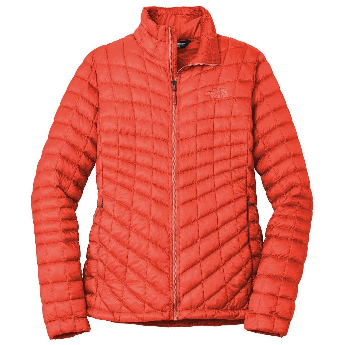 no-logo The North Face Women's ThermoBall Trekker Jacket-Regular-The North Face-Fire Brick Red-S-Thread Logic