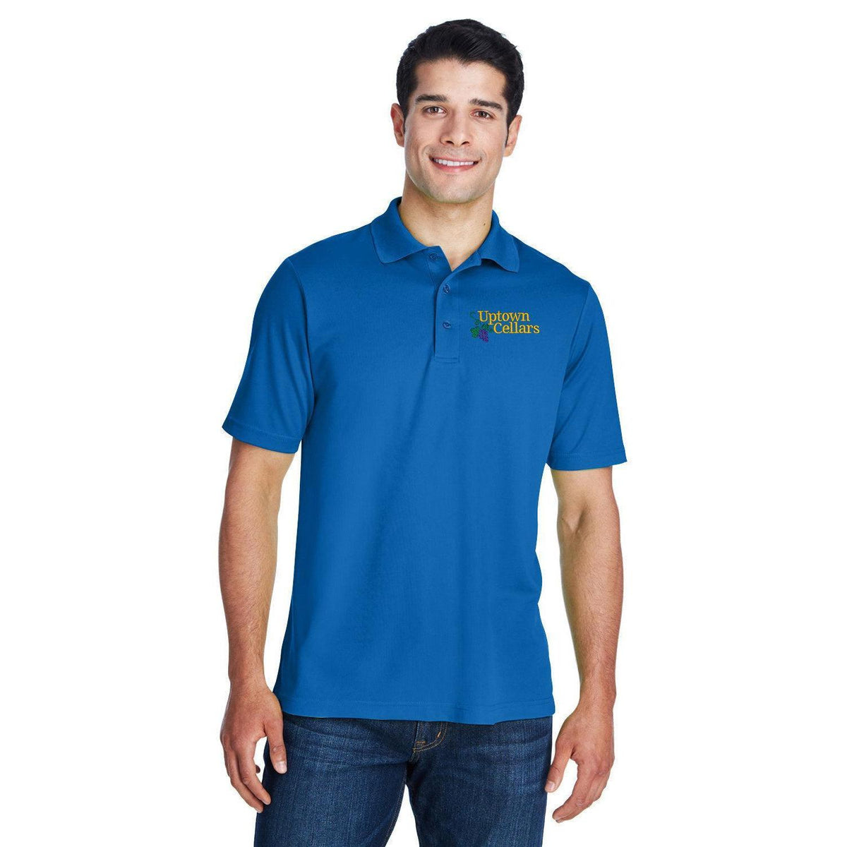 no-logo Core 365 Tall Performance Pique Polo Shirt-Men's Polos-CORE365-Thread Logic