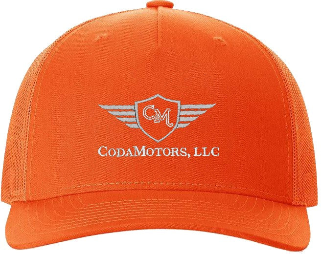 Richardson 112 Blaze Orange Flat Bill Hats Richardson Blaze Orange