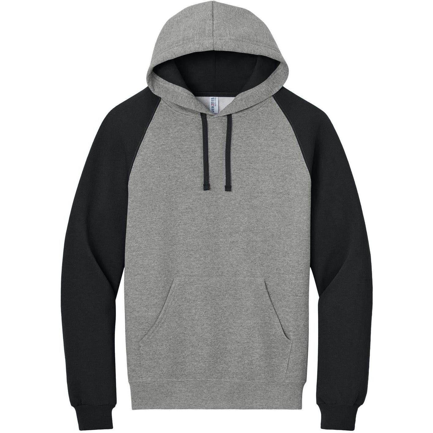 Jerzees Unisex NuBlend Colorblock Raglan Hoodie Sweatshirt