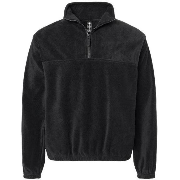 Burnside Polar Fleece Quarter-Zip Pullover
