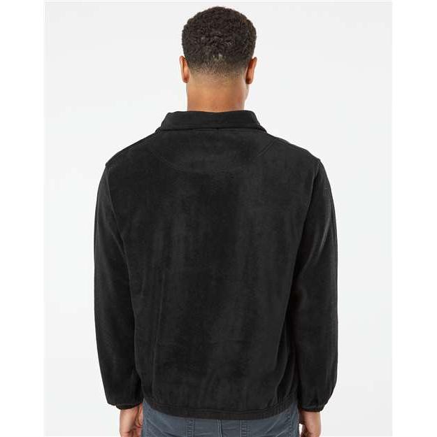 no-logo Burnside Polar Fleece Quarter-Zip Pullover-Burnside-Thread Logic