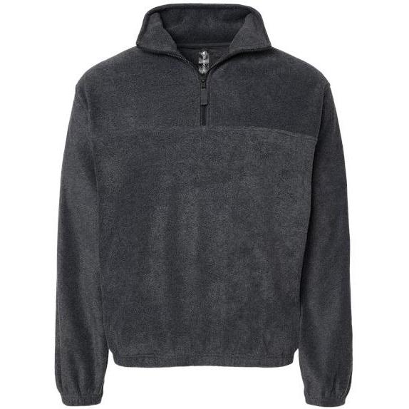 Burnside Polar Fleece Quarter-Zip Pullover