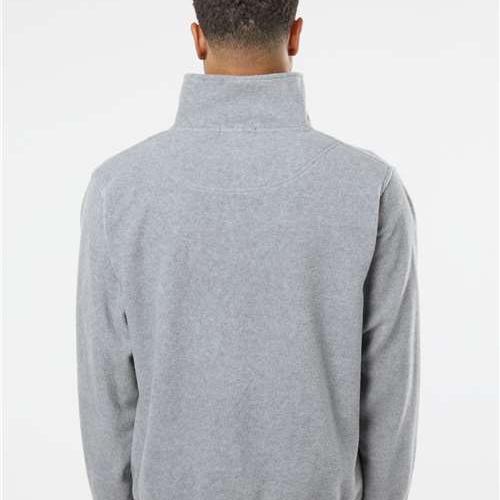 no-logo Burnside Polar Fleece Quarter-Zip Pullover-Burnside-Thread Logic