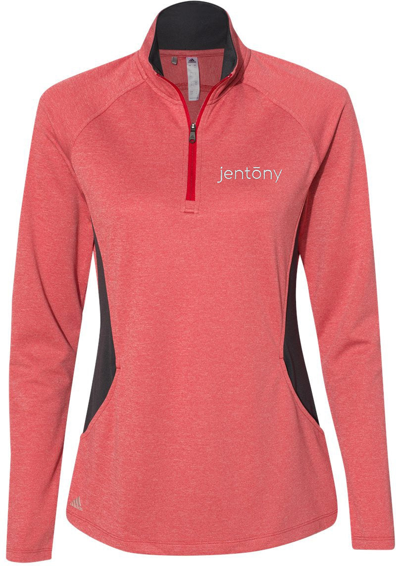 no-logo Adidas Ladies Lightweight QuarterZip Pullover-Ladies Layering-Adidas-Thread Logic