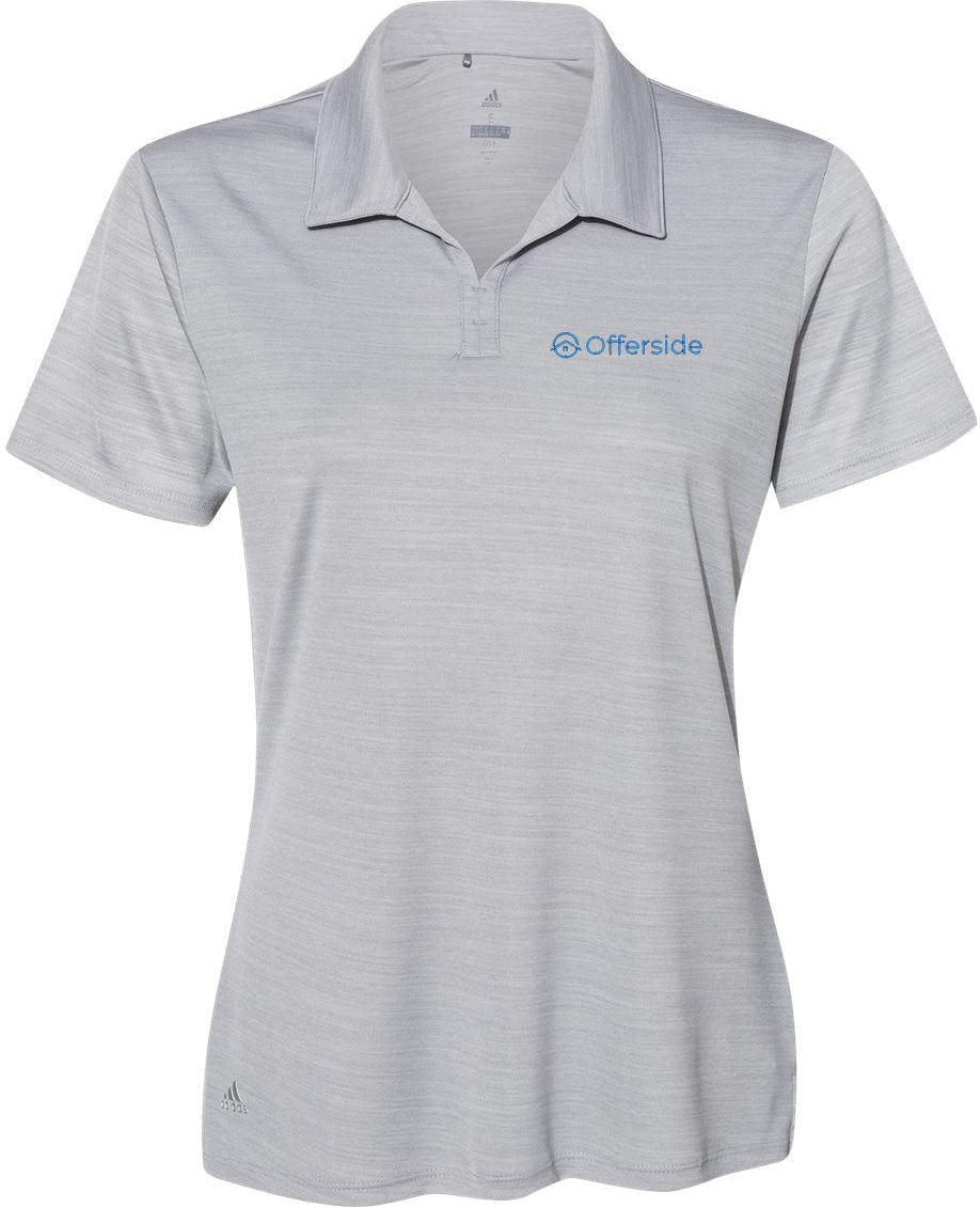no-logo Adidas Ladies Mélange Polo-Ladies Polos-Adidas-Thread Logic