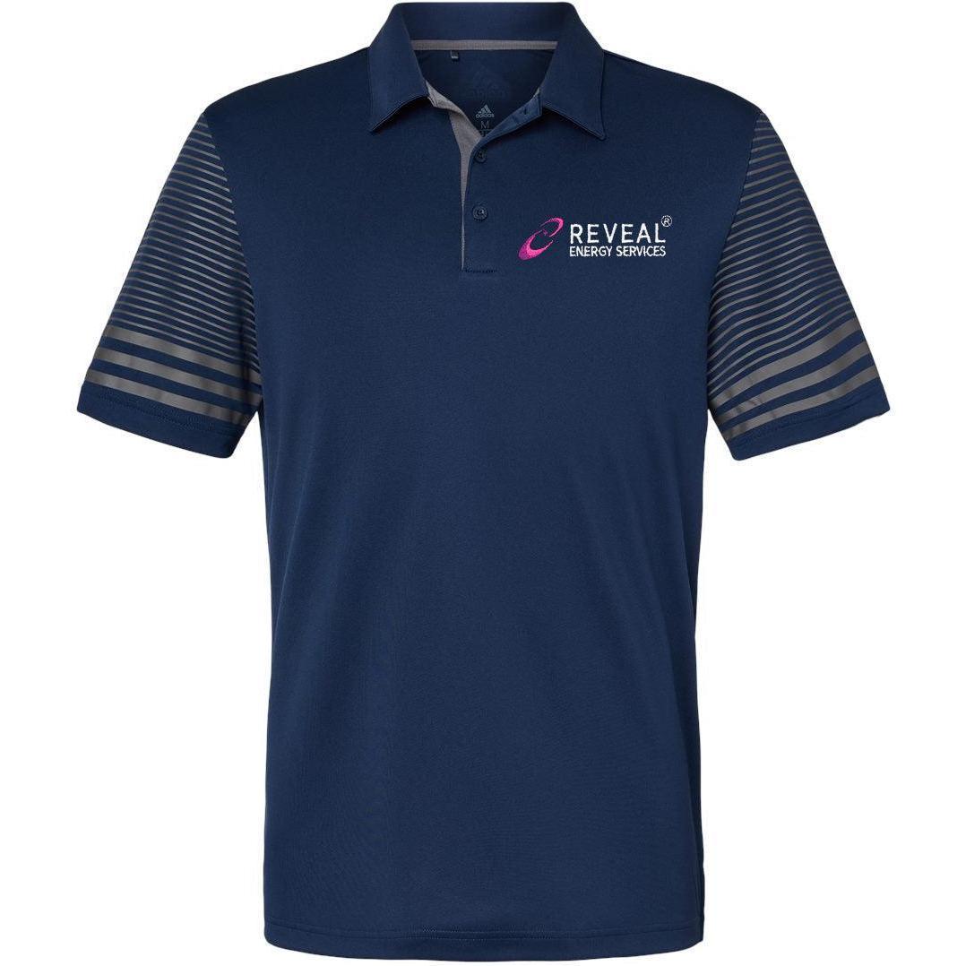 no-logo Adidas Striped Sleeve Sport Shirt-Men's Polos-Adidas-Thread Logic