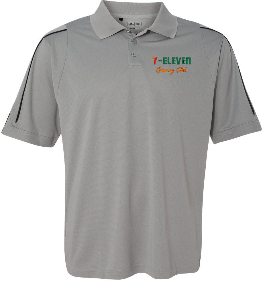 no-logo Adidas Climalite 3Stripes Cuff Polo-Men's Polos-Adidas-Thread Logic