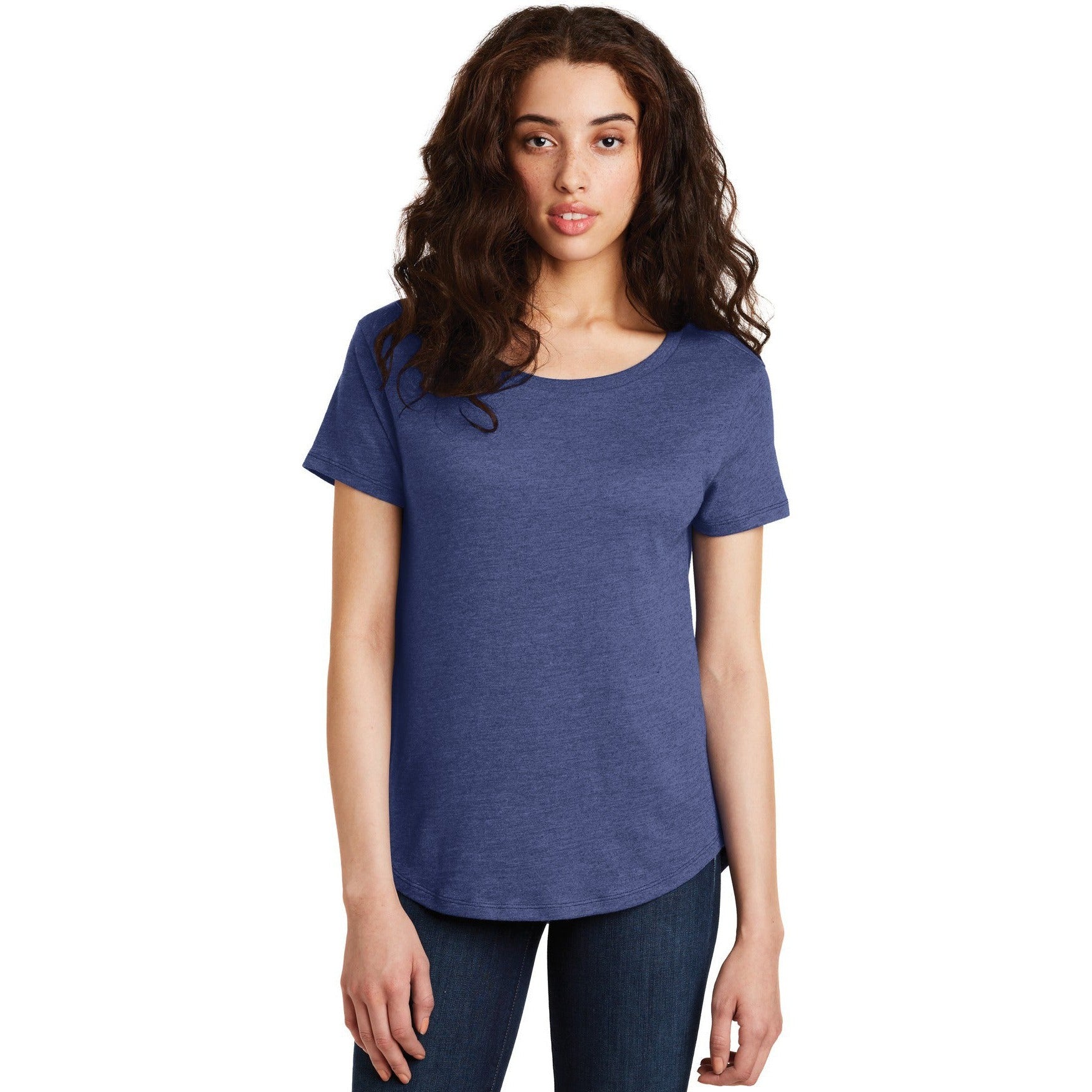 no-logo CLOSEOUT - Alternative Women's Backstage Vintage 50/50 Tee-Alternative-Vintage Royal-M-Thread Logic
